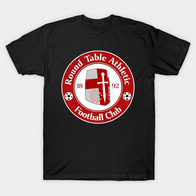 Round Table Athletic Football Club T-Shirt by Kev Brett Designs